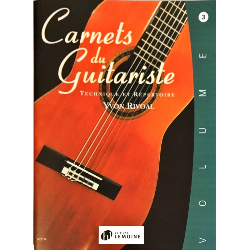 Yvon Rivoal, Carnets du guitariste Volume 3