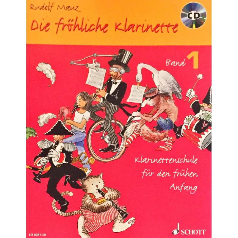 Rudolf Mauz, Die fröhliche klarinette Volume 1 + CD