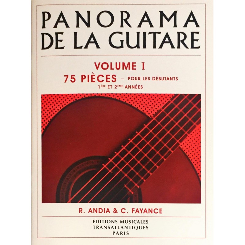 R. Andia - C. Fayance, Panorama de la guitare Volume 1