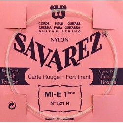 Corde Mi1 Savarez Carte Rouge