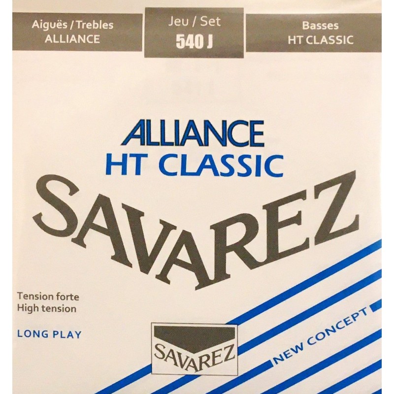 Jeu de cordes Savarez Alliance HT Classic Bleu