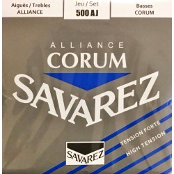 Jeu de cordes Savarez Alliance Corum Bleu