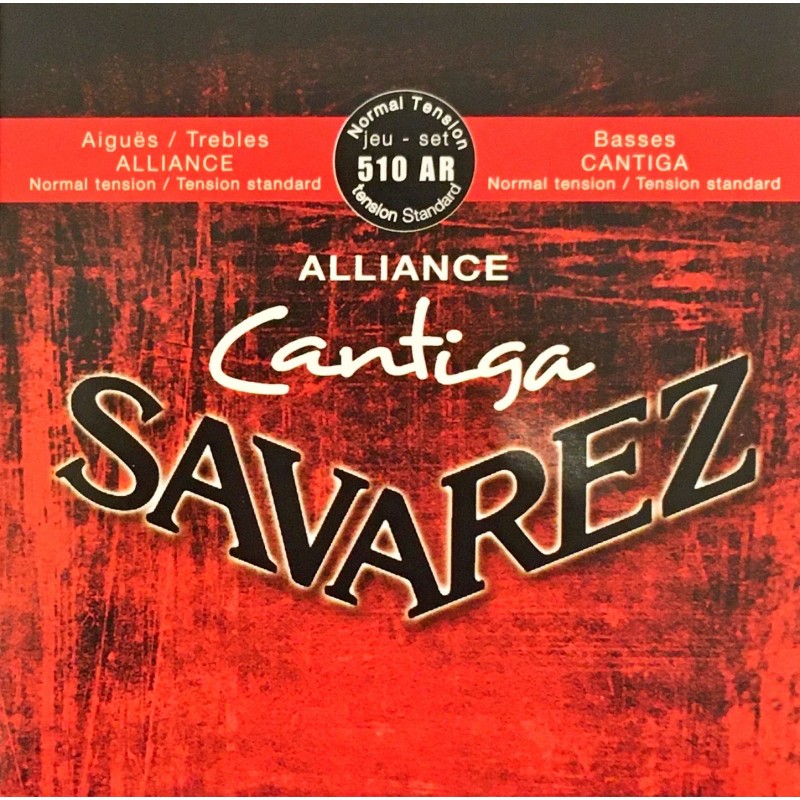 Jeu de cordes Savarez Cantiga Alliance Rouge