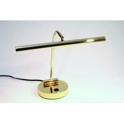 Lampe halogène pour piano droit, laiton